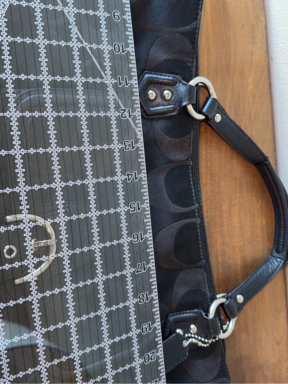 COACH CAMPBELL SIGNATURE SATCHEL tote laptop bag F25290 - Picture 15 of 15